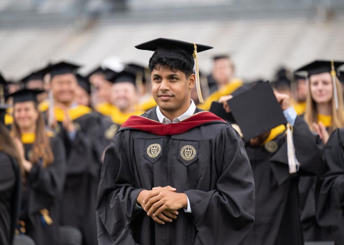 Shreyash Jha at Georgia Tech commencement